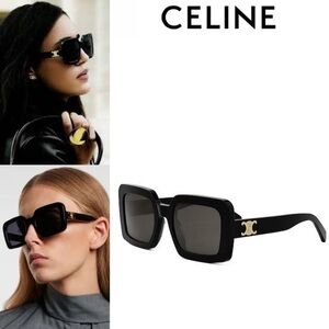 Celine | Accessories | Celine Cl4045f 0a Sunglasses Black Frame